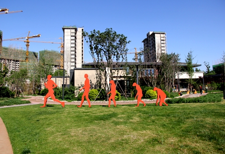 萬(wàn)科集團(tuán)多組雕塑